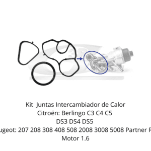 Kit Juntas Intercambiador de Calor Peugeot 3008 1.6